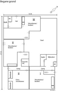 Indeling Vakantieboerderij